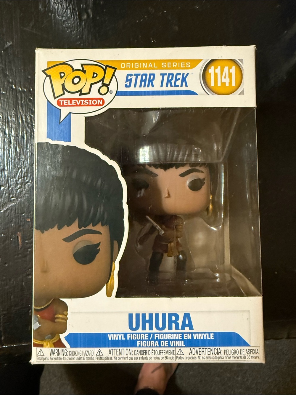 Funko Pop! Television Star Trek Uhura Vinyl Figure — Black, Gold, Red